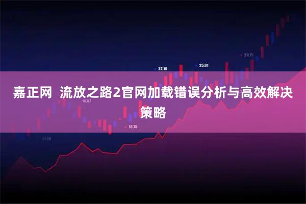 嘉正网  流放之路2官网加载错误分析与高效解决策略