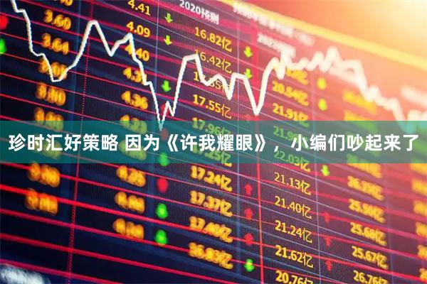 珍时汇好策略 因为《许我耀眼》，小编们吵起来了